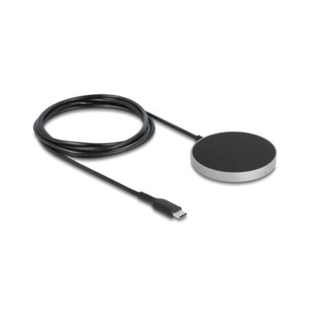 DELOCK ασύρματος φορτιστής 66467, 15W, μαγνητικός, μαύρος