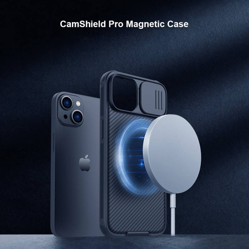 Nillkin θήκη CamShield Pro Magnetic για iPhone 14, μαύρη – φωτογραφία 2