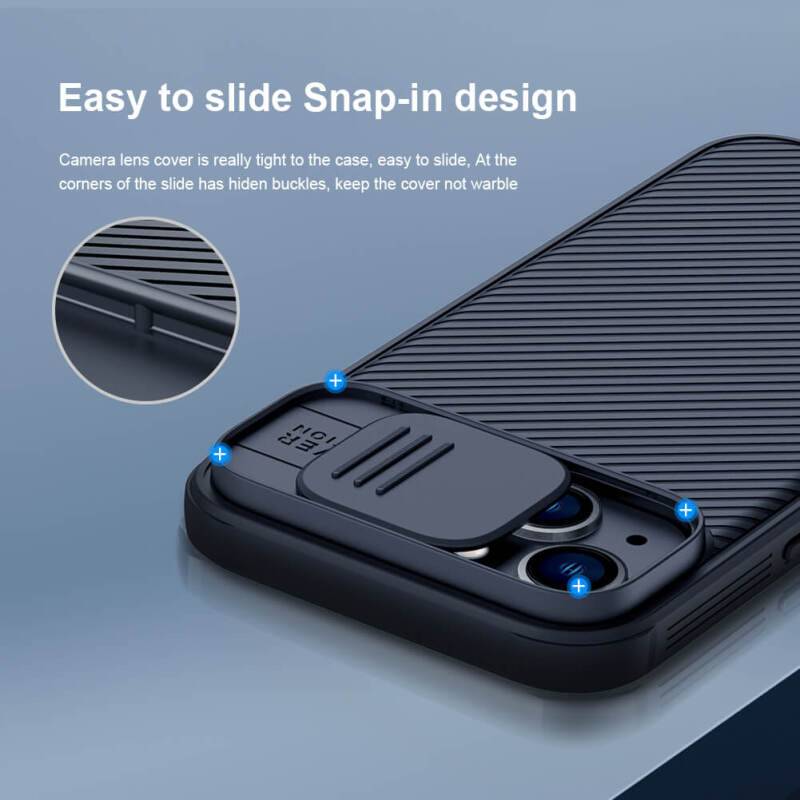 Nillkin θήκη CamShield Pro Magnetic για iPhone 14, μαύρη – φωτογραφία 3