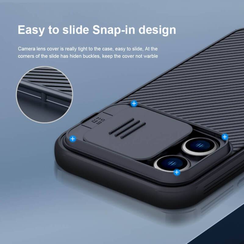 Nillkin θήκη CamShield Pro Magnetic για iPhone 14 Pro, μαύρη – φωτογραφία 3