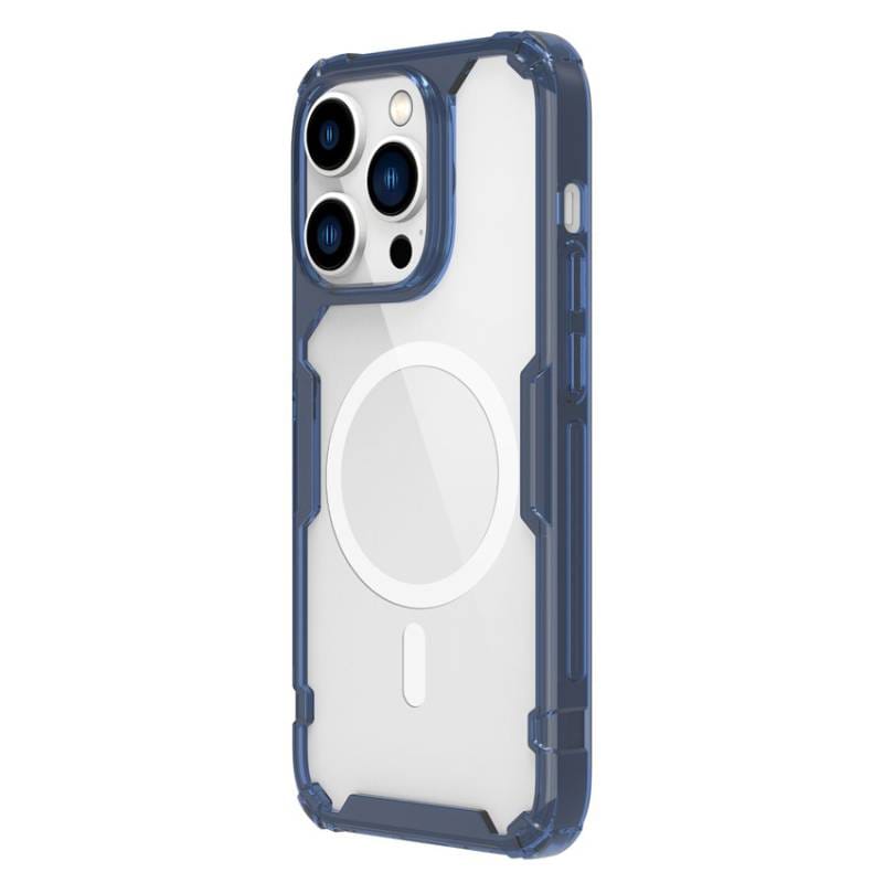 Nillkin θήκη Nature Pro Magnetic για iPhone 14 Pro, μπλε & διάφανη