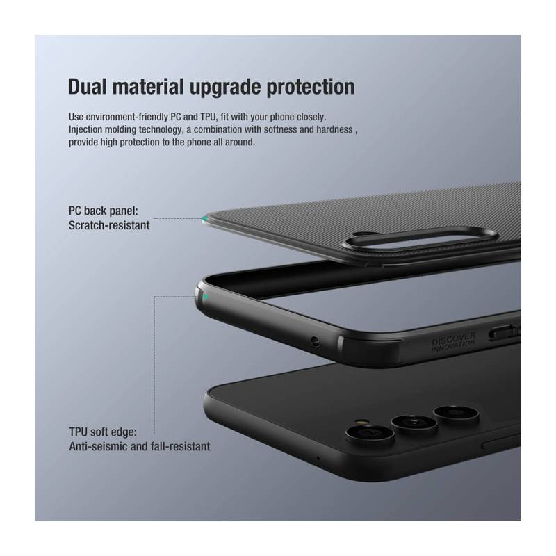 Nillkin θήκη Super Frosted Shield Pro για Samsung Galaxy A54 5G, κόκκινη – φωτογραφία 3