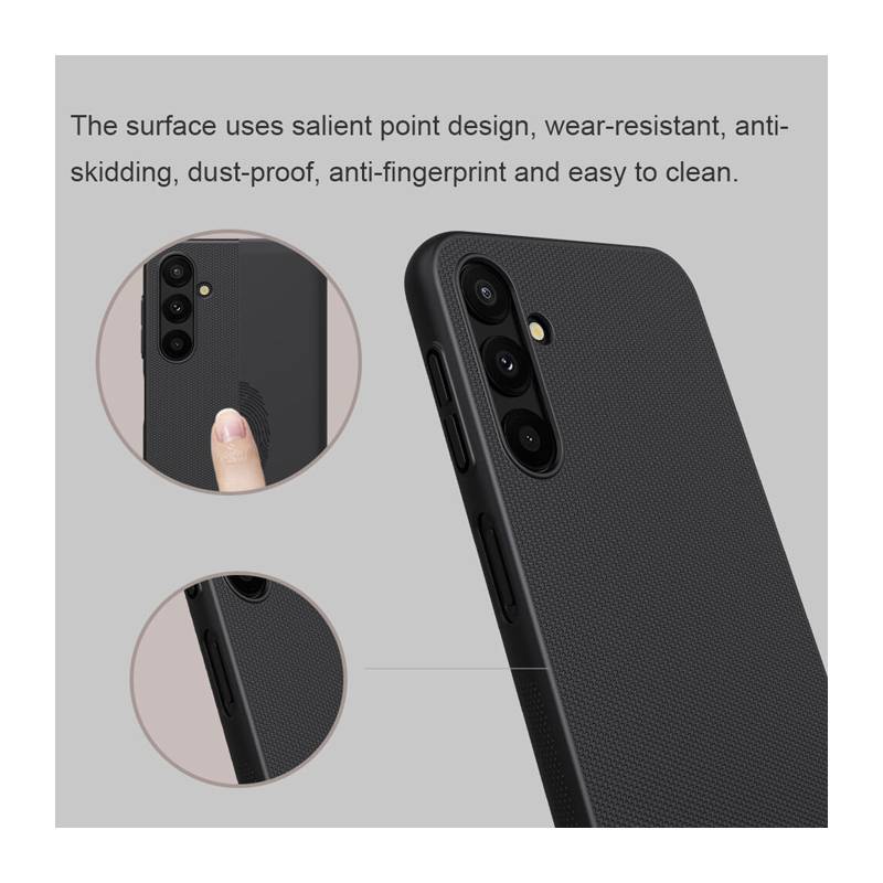 Nillkin θήκη Super Frosted Shield για Samsung Galaxy A24 4G, μαύρη – φωτογραφία 3
