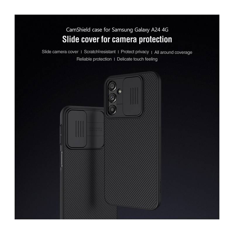 Nillkin θήκη CamShield για Samsung Galaxy A24 4G, μαύρη – φωτογραφία 2