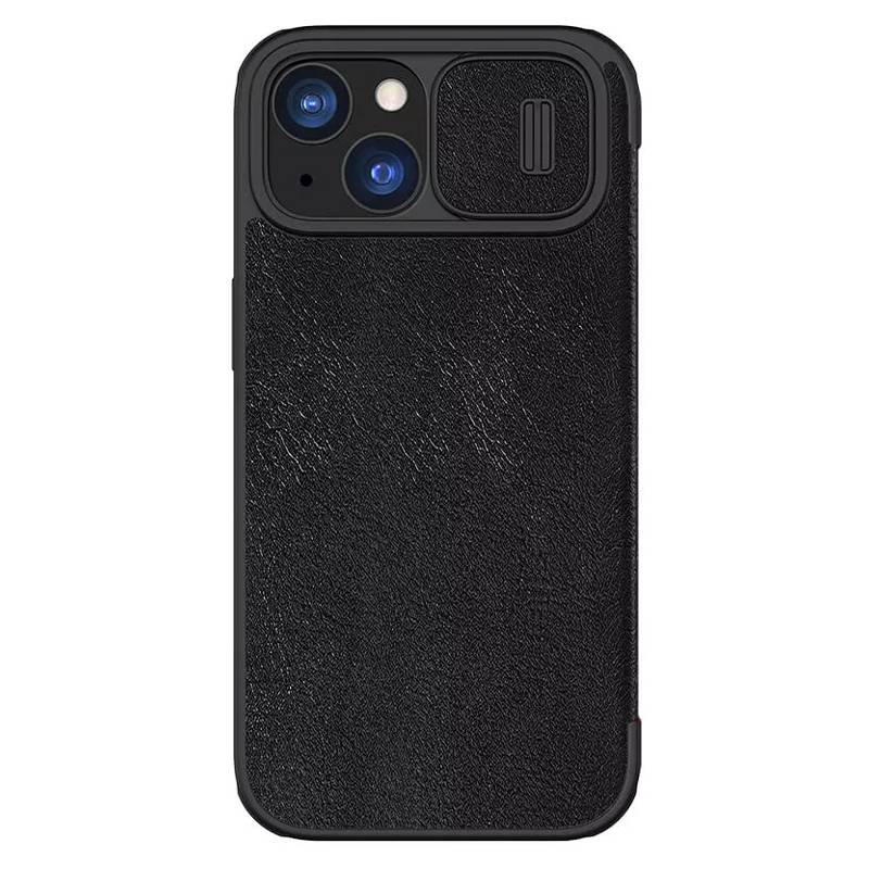 Nillkin θήκη Qin Pro για iPhone 15 Plus, δερμάτινη, μαύρη – φωτογραφία 4