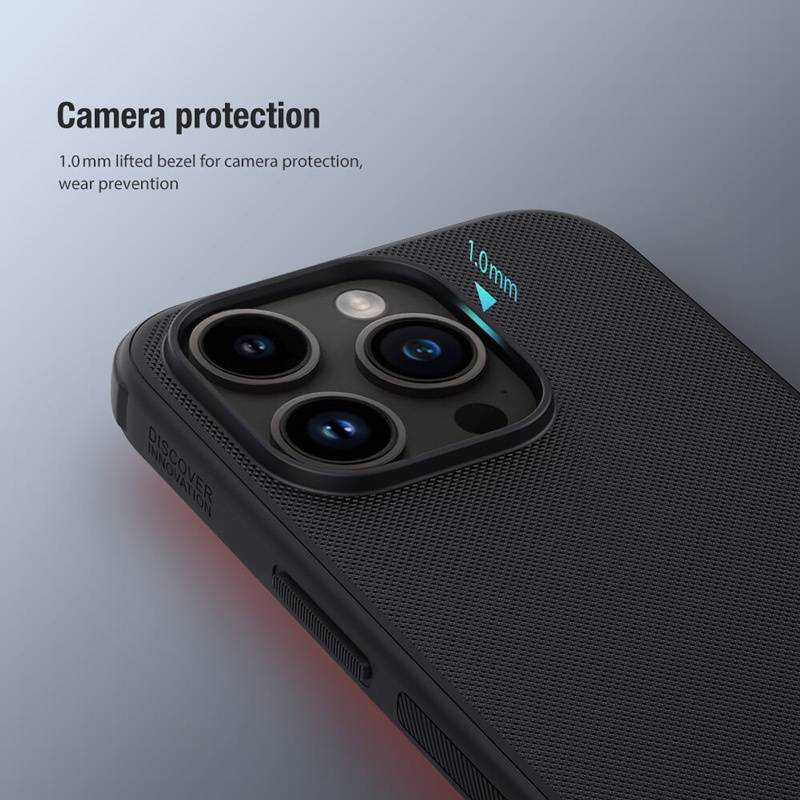 Nillkin θήκη Super Frosted Shield Pro για iPhone 15 Pro, μπλε – φωτογραφία 2