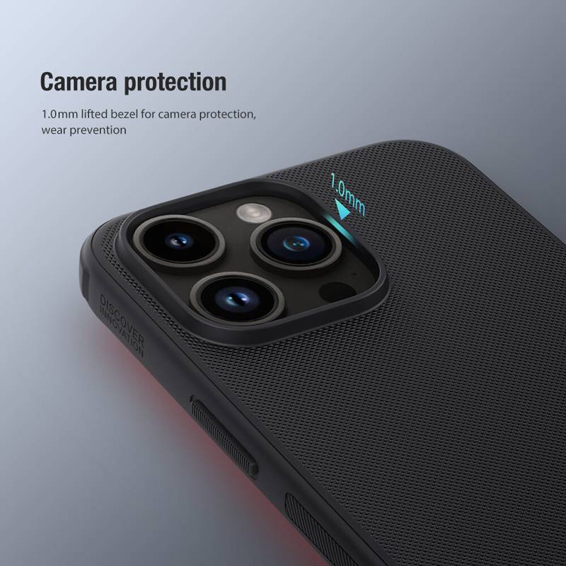 Nillkin θήκη Super Frosted Shield Pro για iPhone 15 Pro Max, κόκκινη – φωτογραφία 2