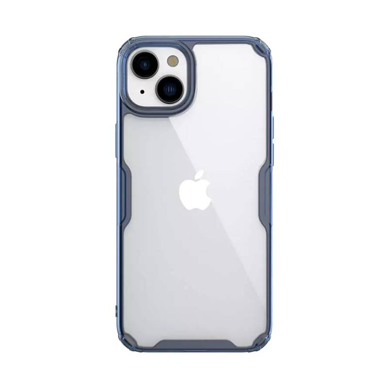 Nillkin θήκη Nature Pro για iPhone 15, διάφανη-μπλε