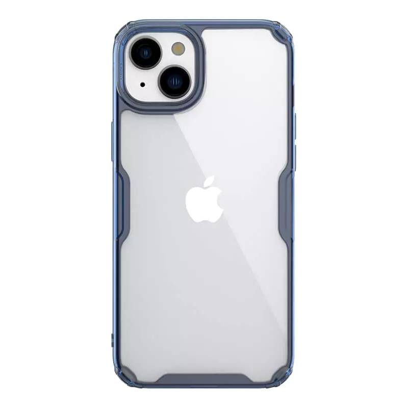Nillkin θήκη Nature Pro για iPhone 15 Plus, διάφανη-μπλε