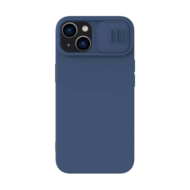 Nillkin θήκη CamShield Silky Silicone για iPhone 15 Plus, μπλε