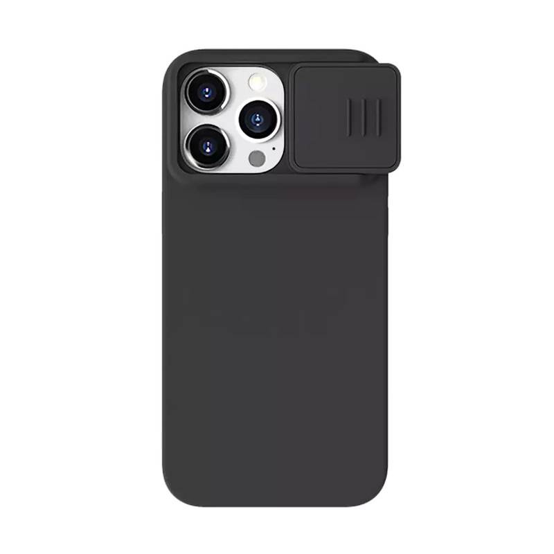 Nillkin θήκη CamShield Silky Silicone για iPhone 15 Pro, μαύρη
