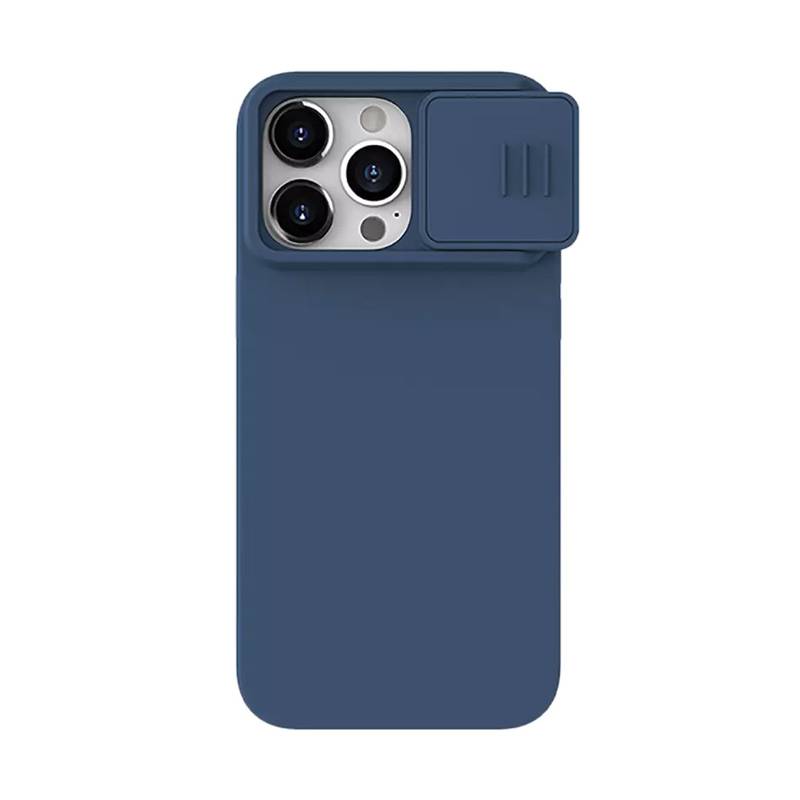 Nillkin θήκη CamShield Silky Silicone για iPhone 15 Pro, μπλε