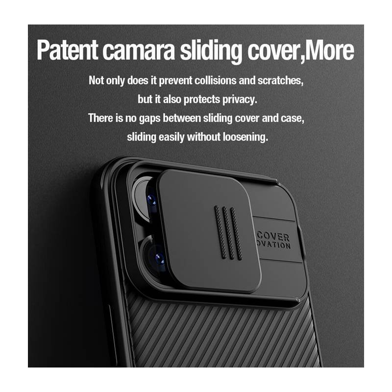 Nillkin θήκη CamShield Pro Magnetic για iPhone 15 Pro, μαύρη – φωτογραφία 3