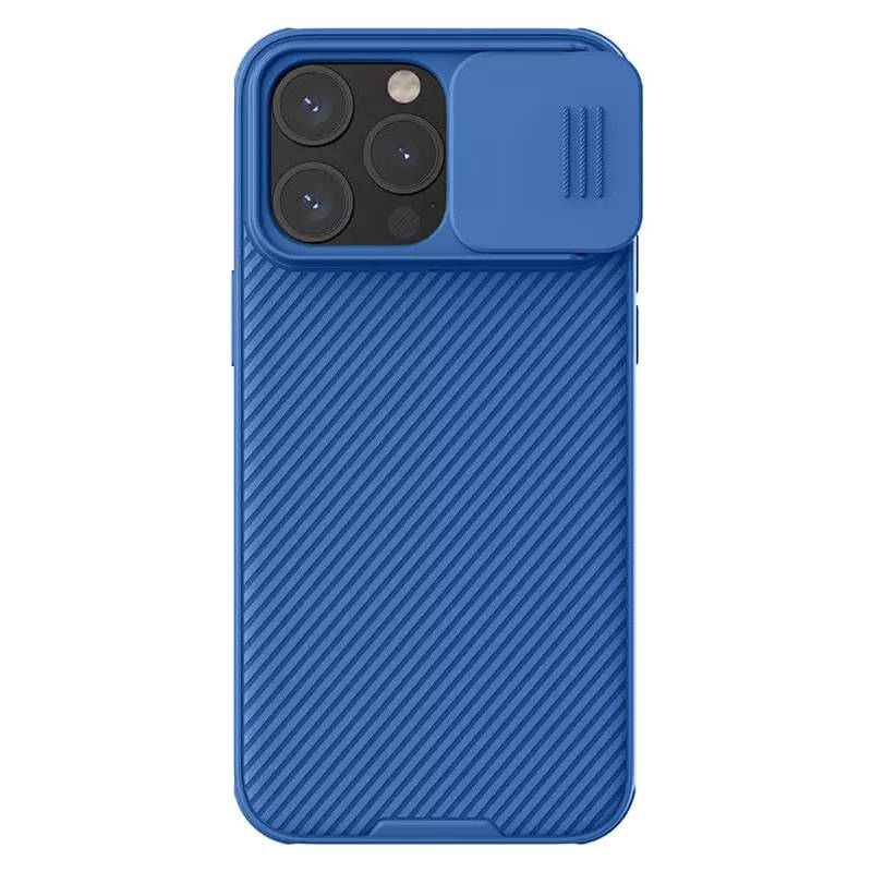 Nillkin θήκη CamShield Pro Magnetic για iPhone 15 Pro, μπλε Nillkin θήκη CamShield Pro Magnetic για iPhone 15 Pro, μπλε