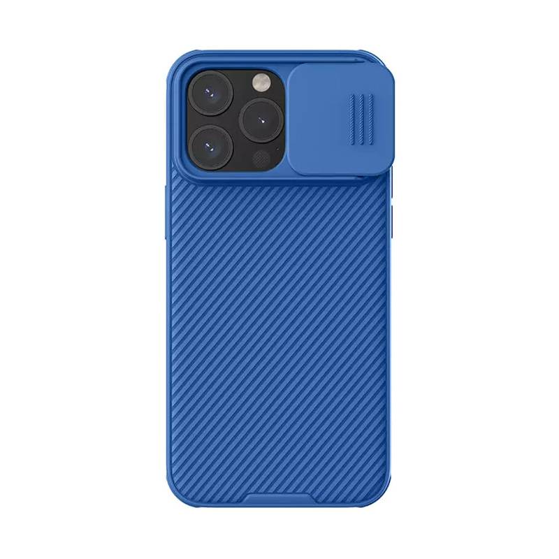 Nillkin θήκη CamShield Pro Magnetic για iPhone 15 Pro Max, μπλε Nillkin θήκη CamShield Pro Magnetic για iPhone 15 Pro Max, μπλε