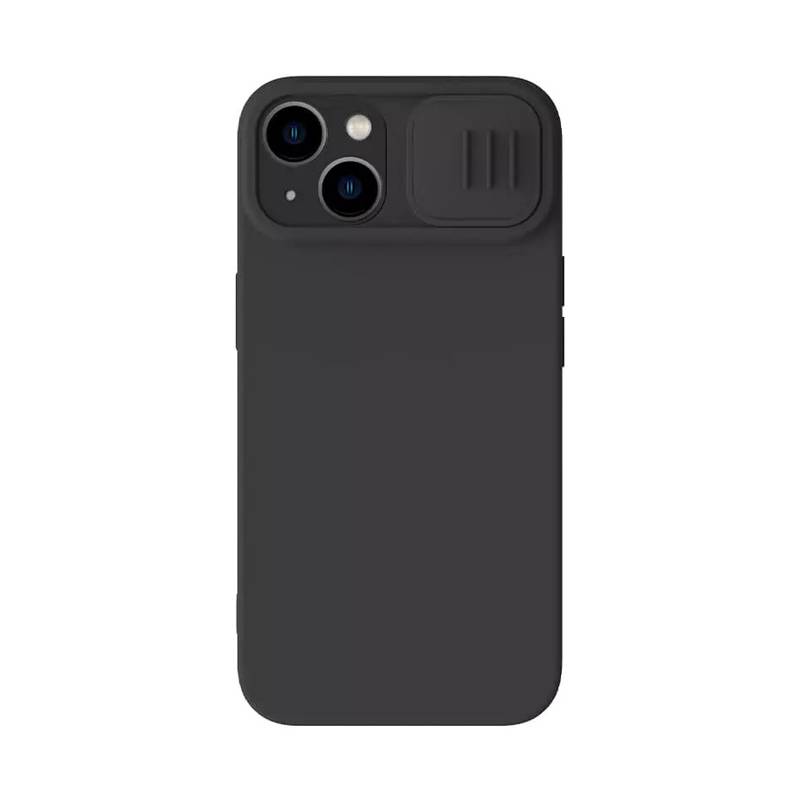 Nillkin θήκη CamShield Silky Magnetic Silicone για iPhone 15 Plus, μαύρη Nillkin θήκη CamShield Silky Magnetic Silicone για iPhone 15 Plus, μαύρη