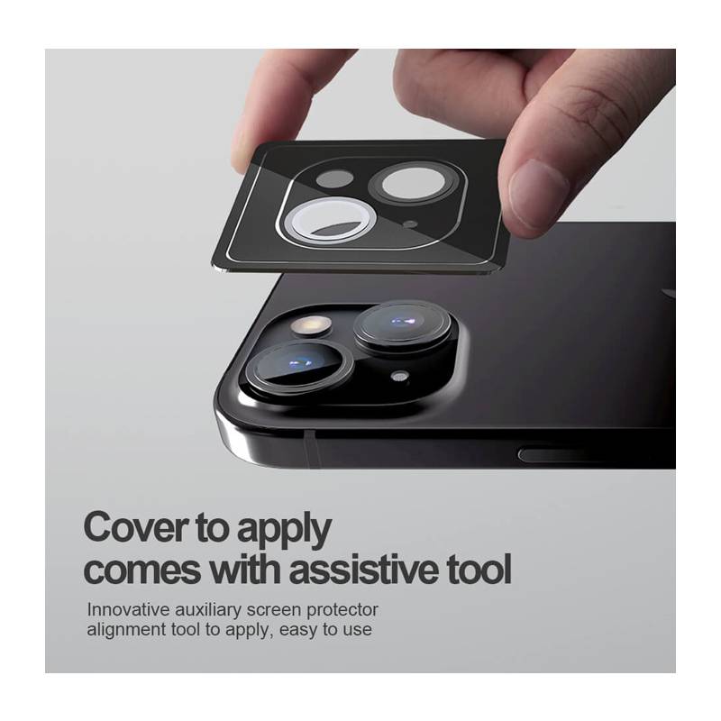 Nillkin tempered glass CLRFilm κάμερας για iPhone 15/15 Plus – φωτογραφία 4