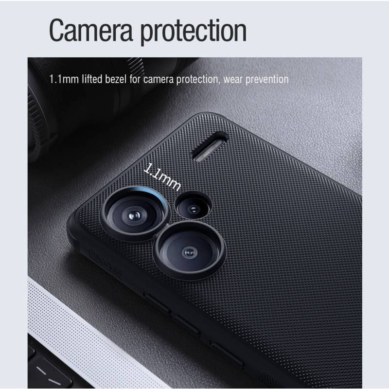Nillkin θήκη Super Frosted Shield Magnetic Xiaomi Note 13 Pro Plus μαύρη – φωτογραφία 3