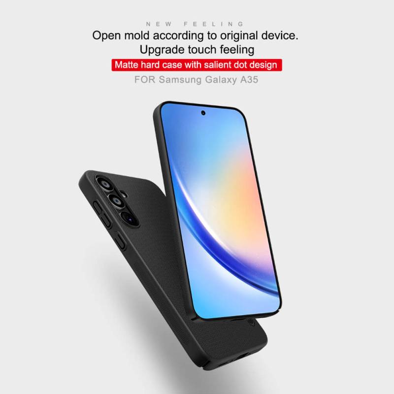 Nillkin θήκη Super Frosted Shield για Samsung Galaxy A35, κόκκινη – φωτογραφία 2