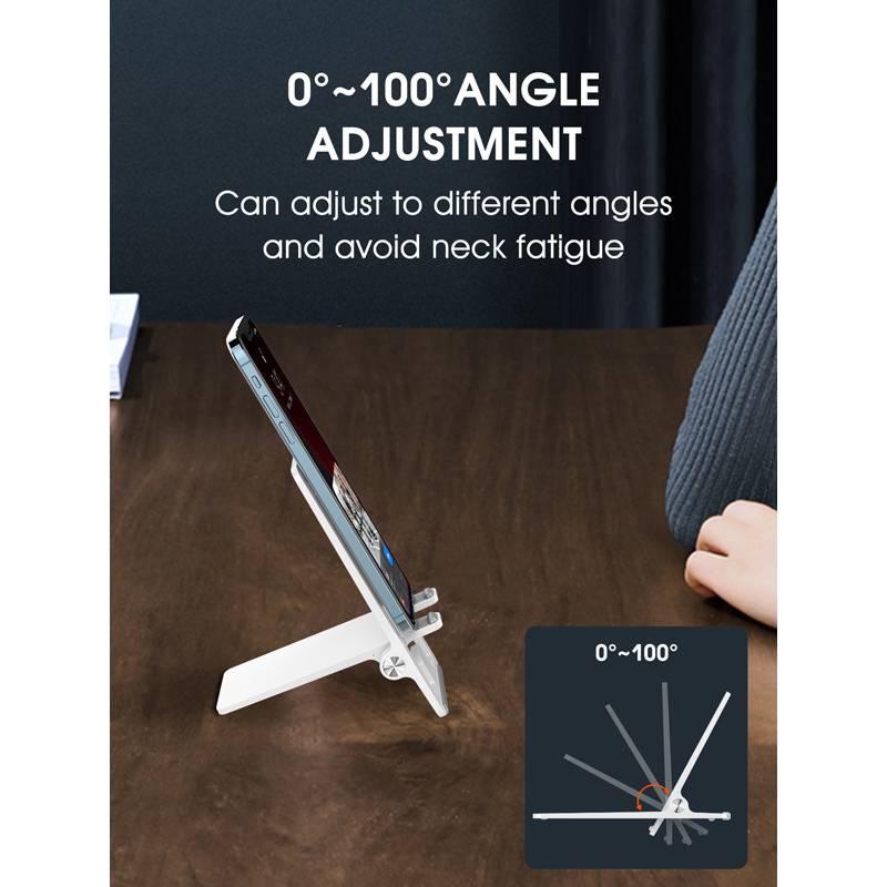 Ldnio βάση smartphone MG06, foldable, 4.7-7.2", λευκή – φωτογραφία 2