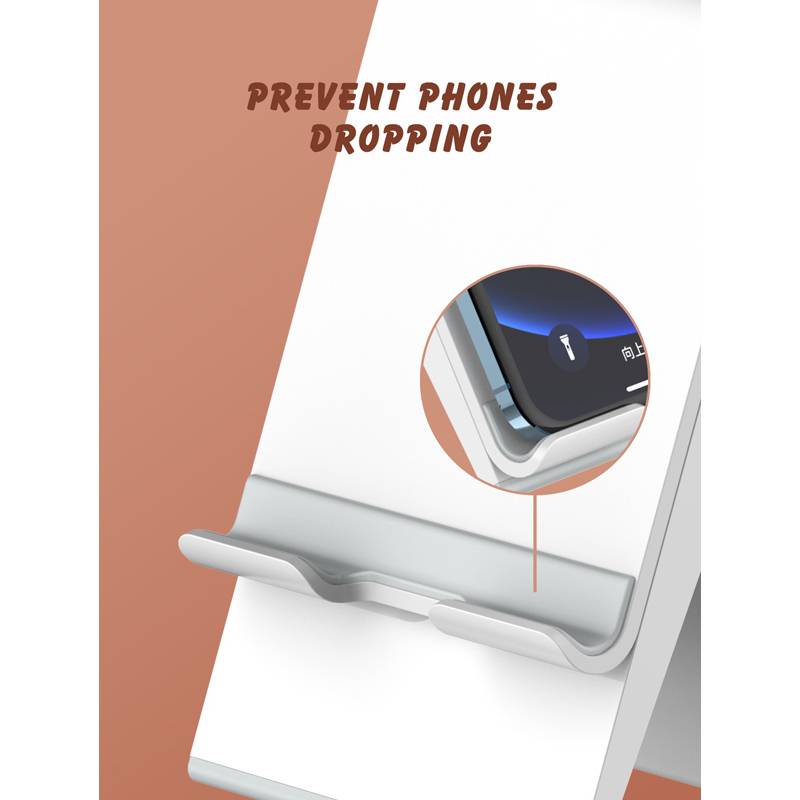 Ldnio βάση smartphone MG07, foldable, 4.7-7.2", λευκή – φωτογραφία 4
