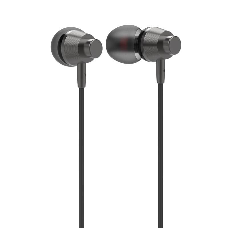 Ldnio earphones με μικρόφωνο HP05, 3.5mm σύνδεση, Φ10mm, 1.2m, γκρι – φωτογραφία 2