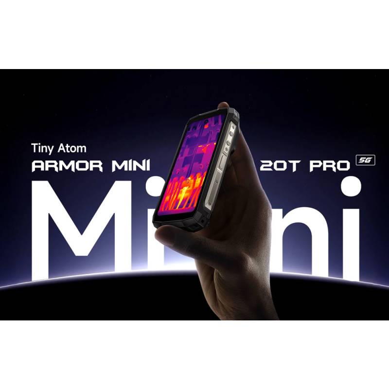 Ulefone smartphone Armor Mini 20T Pro, 4.7", 8/256GB, 5G, 6200mAh, IP68/IP69K, μαύρο – φωτογραφία 2