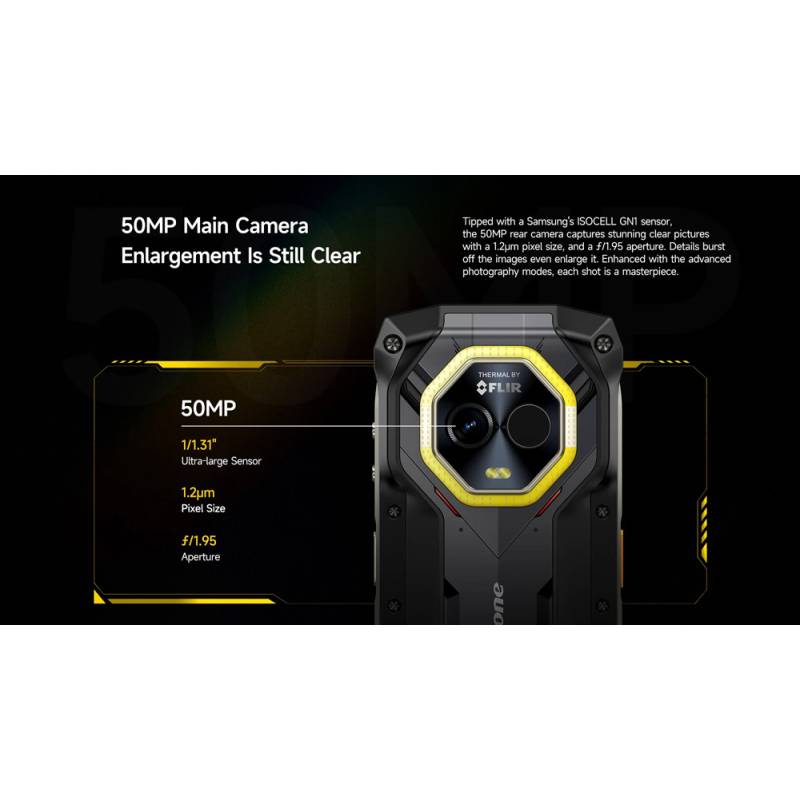 Ulefone smartphone Armor Mini 20T Pro, 4.7", 8/256GB, 5G, 6200mAh, IP68/IP69K, μαύρο – φωτογραφία 4