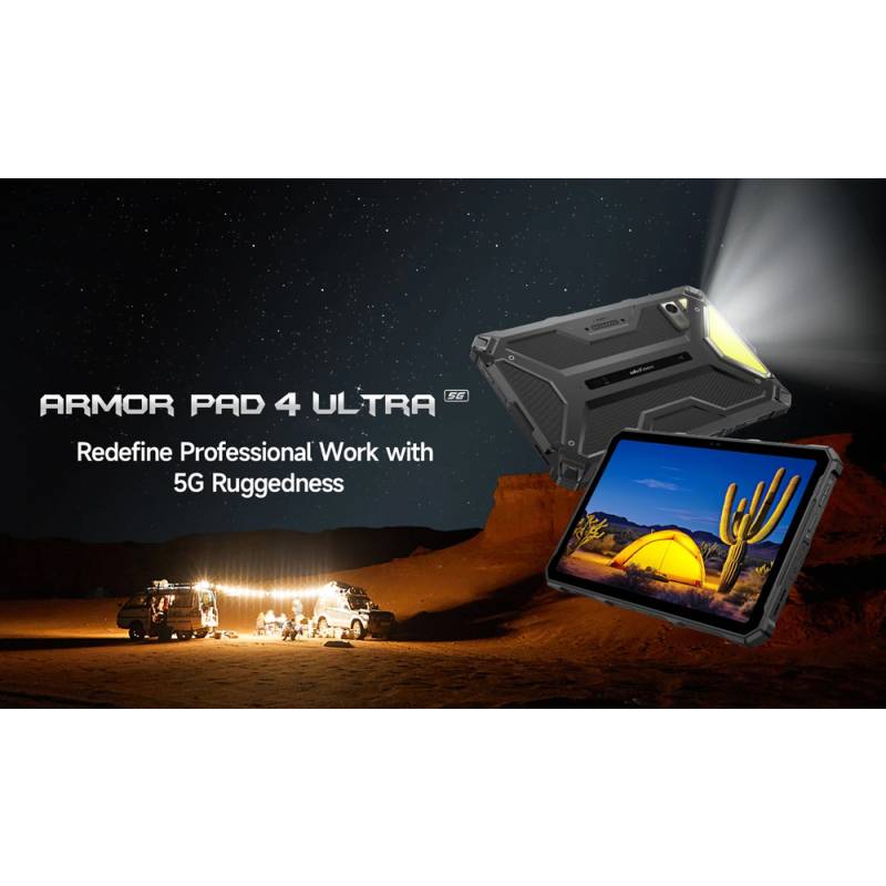 Ulefone tablet Armor Pad 4 Ultra, 10.36", 8/256GB, 11800mAh, IP68/IP69K, 5G, μαύρο – φωτογραφία 2