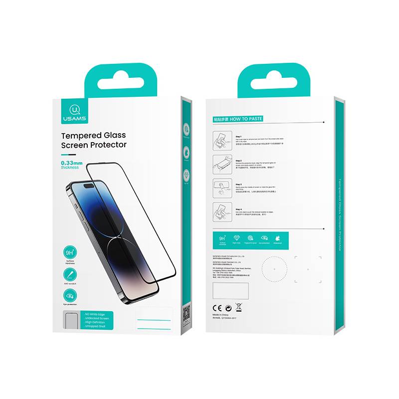 USAMS tempered glass US-BH864 για iPhone 15 Plus, 0.33mm – φωτογραφία 4