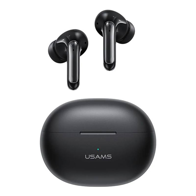 USAMS earphones με θήκη φόρτισης US-XD19, TWS, ENC, Φ13mm, μαύρα USAMS earphones με θήκη φόρτισης US-XD19, TWS, ENC, Φ13mm, μαύρα