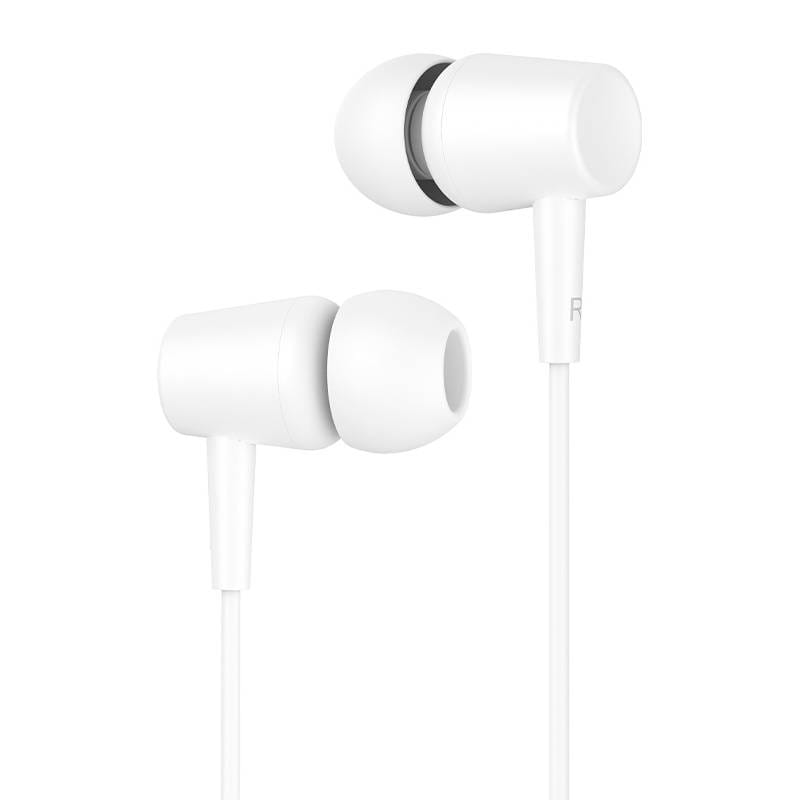 Celebrat earphones με μικρόφωνο G13, 3.5mm σύνδεση, Φ10mm, 1.2m, λευκό – φωτογραφία 2