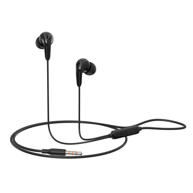 Celebrat earphones με μικρόφωνο G26, 3.5mm σύνδεση, Φ10mm, 1.2m, μαύρα – φωτογραφία 3
