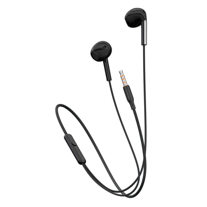 Celebrat earphones με μικρόφωνο G28, 3.5mm σύνδεση, Φ10mm, 1.2m, μαύρα – φωτογραφία 2