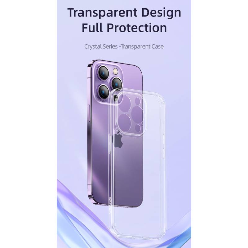 USAMS θήκη Crystal για iPhone 14 Plus, διάφανη – φωτογραφία 2