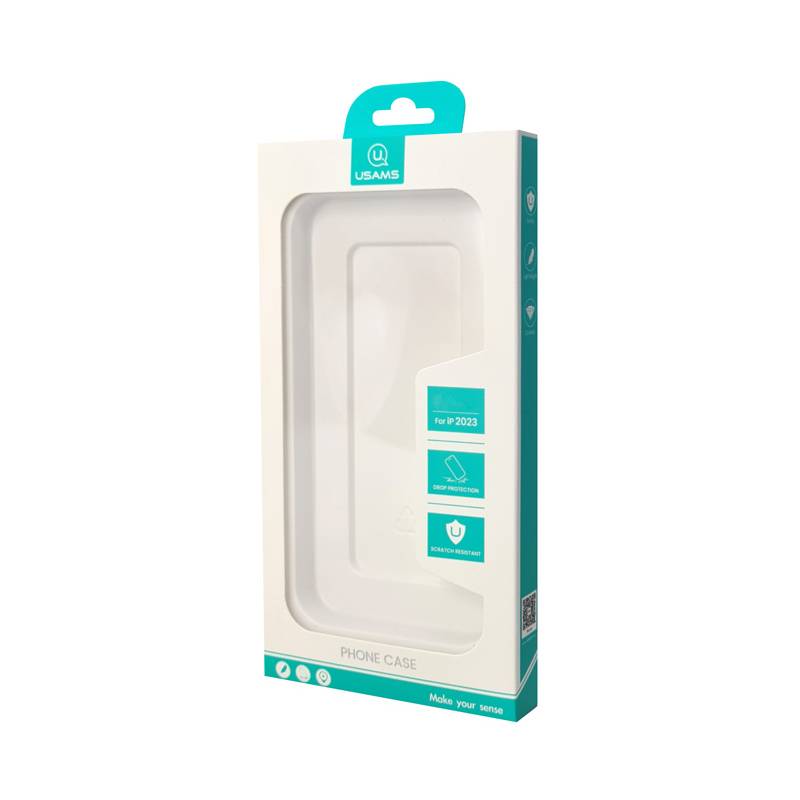 USAMS θήκη Geying US-BH856 για iPhone 15 Plus, διάφανη/μπλε – φωτογραφία 5