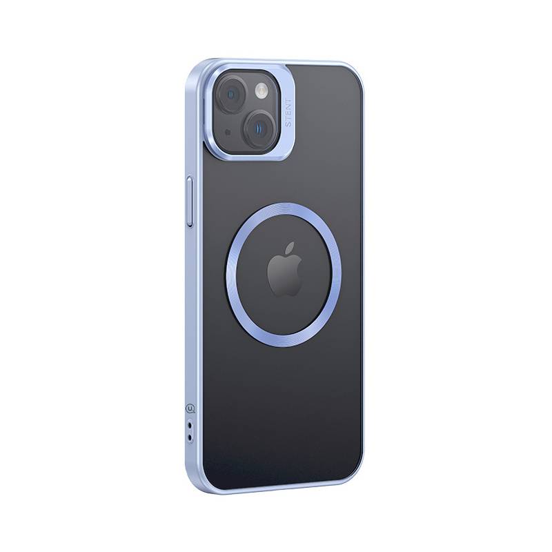 USAMS θήκη Geying US-BH856 για iPhone 15 Plus, διάφανη/μπλε