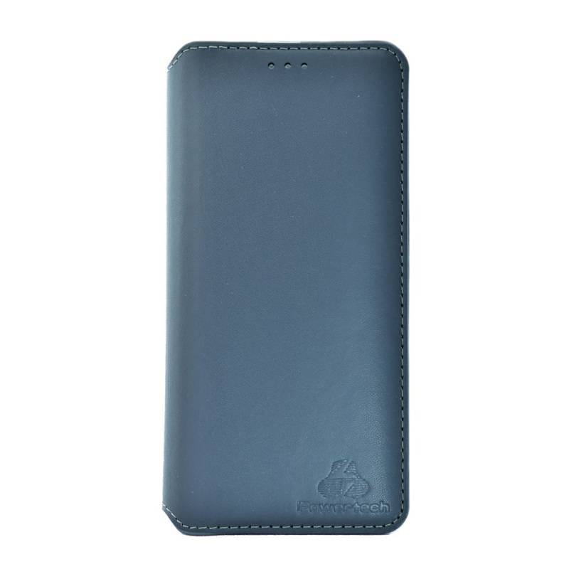 Powertech Θήκη Slim Leather για Samsung J4 2018, γκρι
