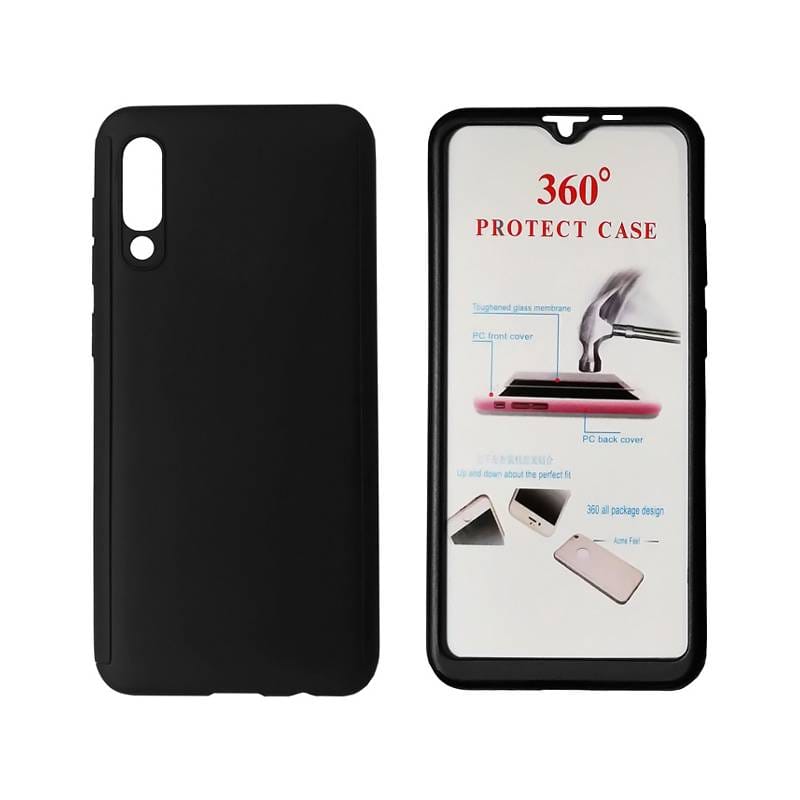 Powertech Θήκη Body 360° με Tempered Glass για Xiaomi Mi 9, μαύρη Powertech Θήκη Body 360° με Tempered Glass για Xiaomi Mi 9, μαύρη