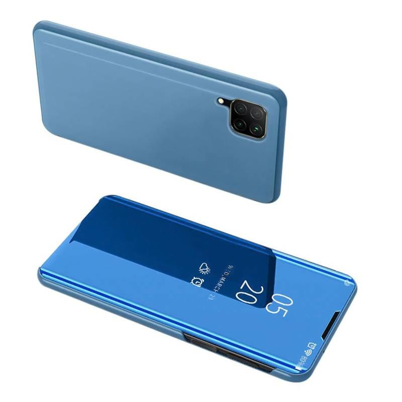 Powertech θήκη Clear view MOB-1512, Huawei P40 Lite, μπλε