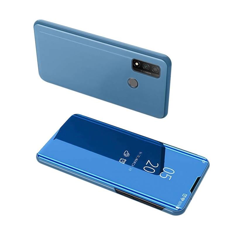 Powertech θήκη Clear view MOB-1516, Huawei P Smart 2020, μπλε Powertech θήκη Clear view MOB-1516, Huawei P Smart 2020, μπλε