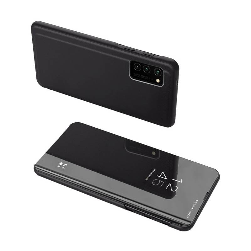 Powertech θήκη Clear View MOB-1610 για Samsung Galaxy A02s, μαύρη