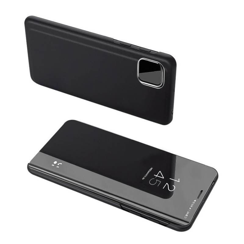 Powertech θήκη Clear view MOB-1706 για Xiaomi Mi 11, μαύρη