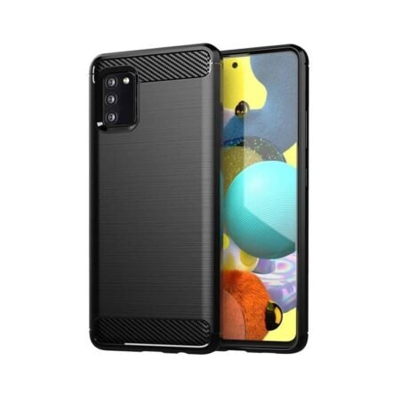 POWERTECH θήκη Carbon MOB-1727 για Samsung A03S, μαύρη