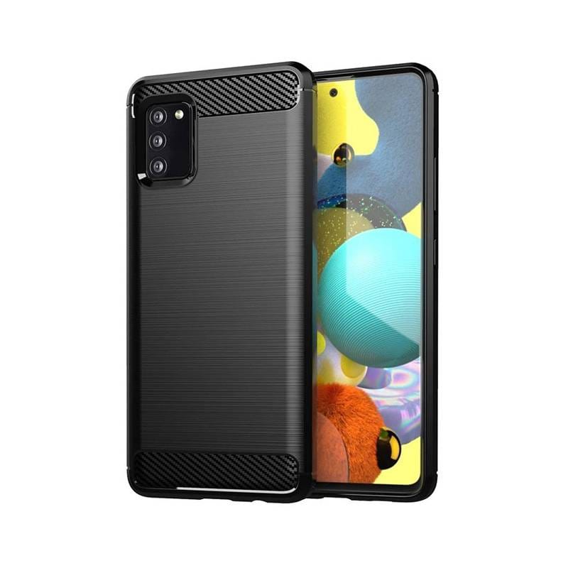 Powertech θήκη Carbon MOB-1727 για Samsung A03S, μαύρη Powertech θήκη Carbon MOB-1727 για Samsung A03S, μαύρη