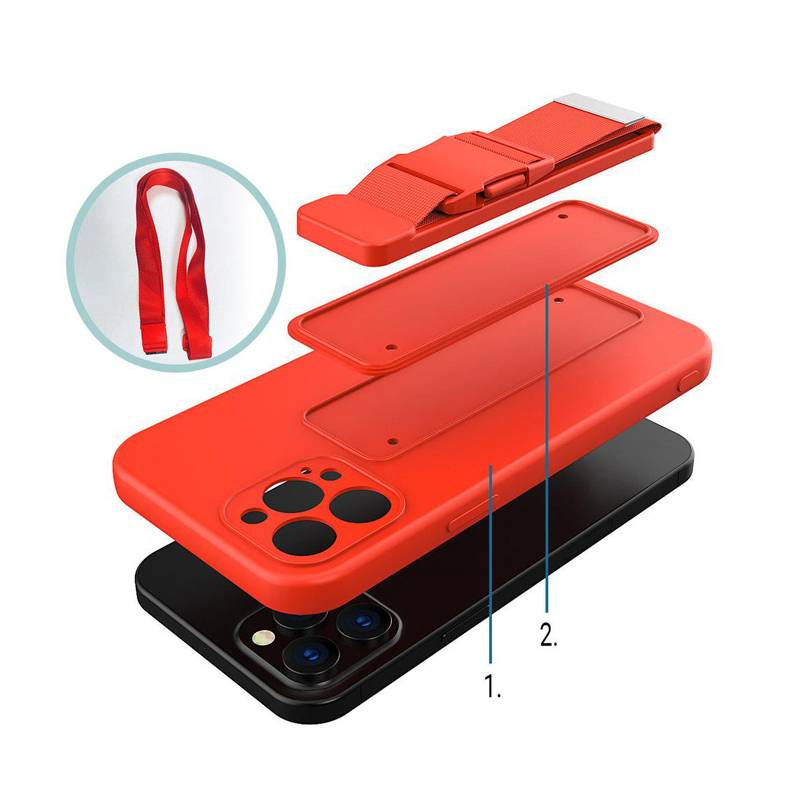 Powertech θήκη Rope MOB-1838 για Samsung Galaxy A42 5G, μπλε – φωτογραφία 3