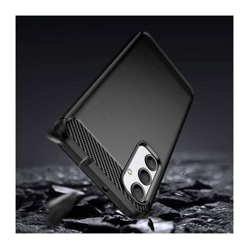 Powertech θήκη Carbon MOB-1852 για Samsung Galaxy A24, μαύρη – φωτογραφία 2