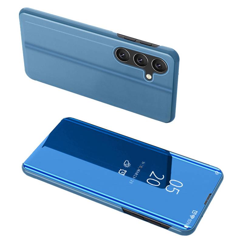 Powertech θήκη Clear view MOB-1862 για Samsung Galaxy A24, μπλε Powertech θήκη Clear view MOB-1862 για Samsung Galaxy A24, μπλε