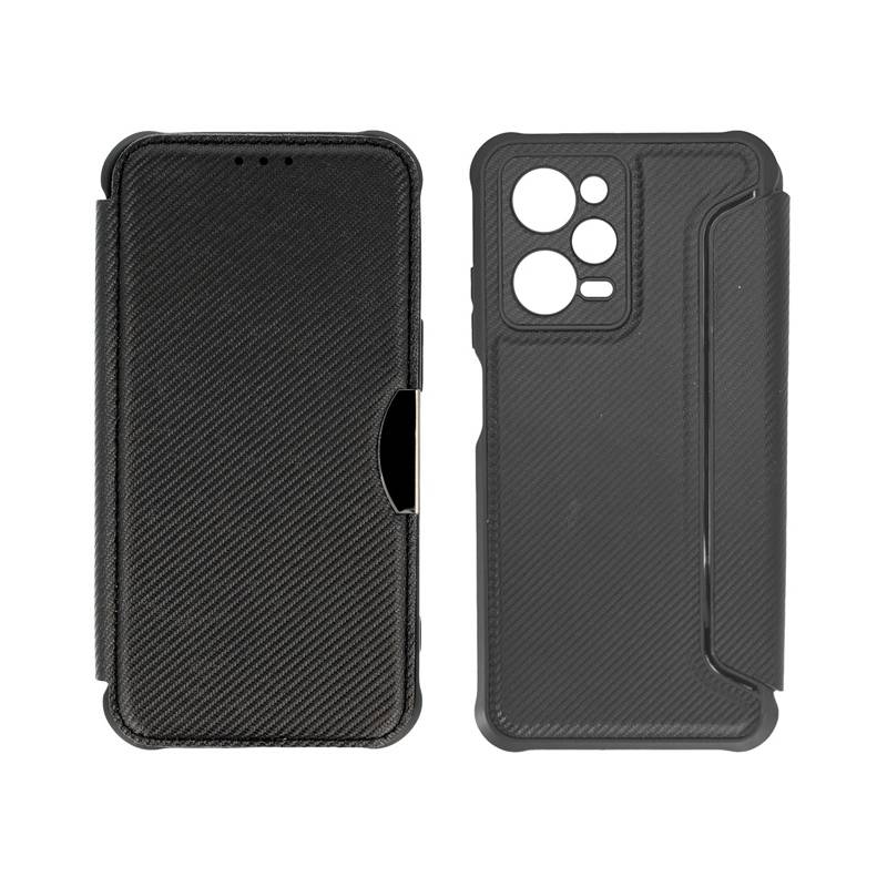 Powertech θήκη Razor Carbon MOB-1910, Xiaomi Note 12 Pro/X5 Pro, μαύρη Powertech θήκη Razor Carbon MOB-1910, Xiaomi Note 12 Pro/X5 Pro, μαύρη