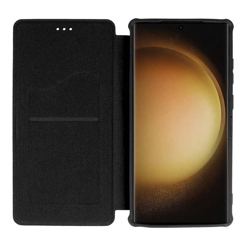 Powertech θήκη Razor Leather MOB-1913 για Samsung Galaxy S23 Plus, μαύρη – φωτογραφία 2